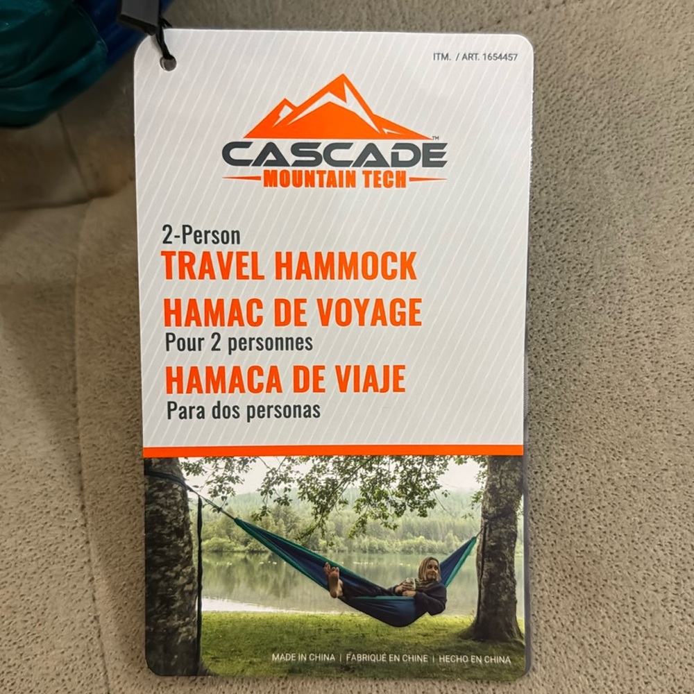 Cascade Mountain Tech 2-Person Travel Hammock